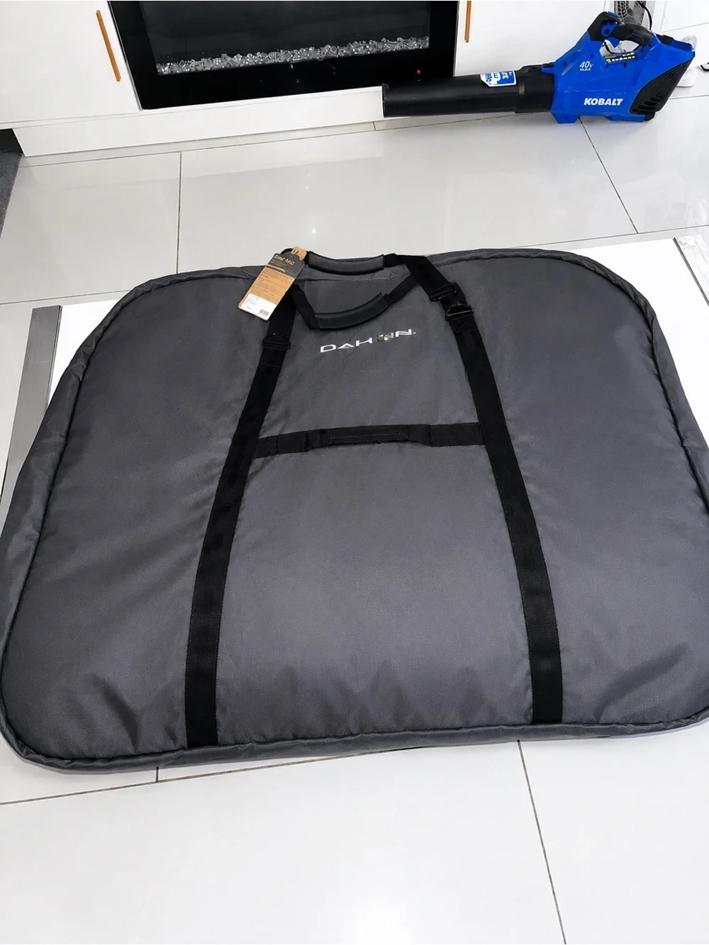 Black Foldable Bike Travel Bag – Protective Carry Case